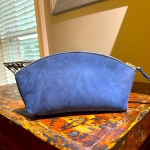 Portland Leather Goods Deep Water Eclipse Accessory/Makeup Bag